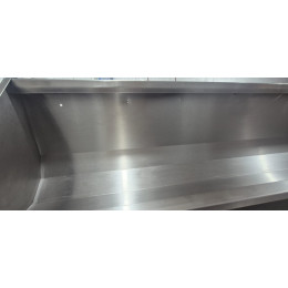 Mictório Coletivo Inox (Mostruário) 2m - Construinox